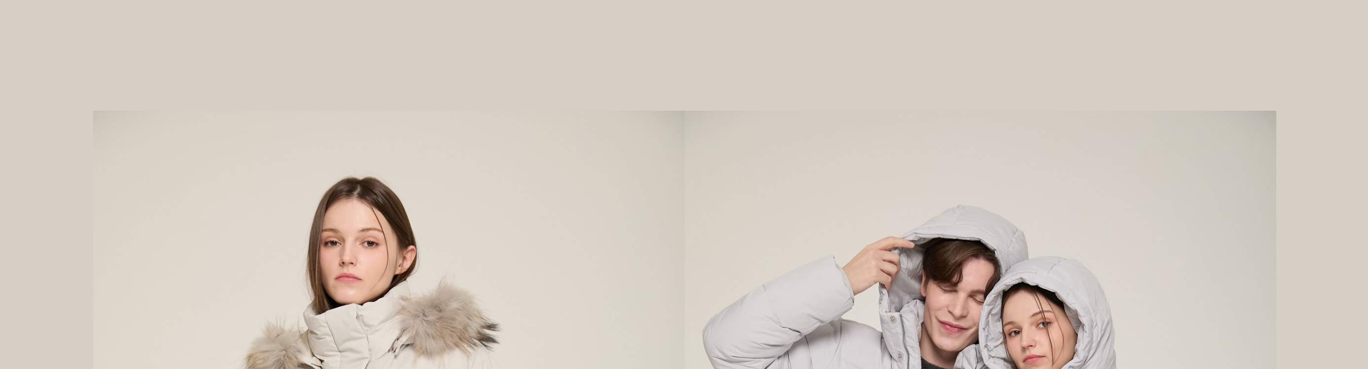 ブランドダウンジャケット（ロング）